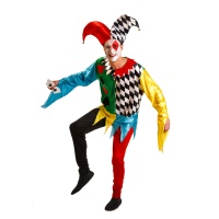 Kleurrijk Harlekijn Kostuum