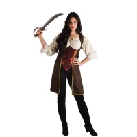 Luxe piratenkostuum voor dames
