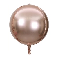 Kleurrijke metallic orbz ballon van 56 cm