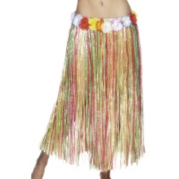 Lange multicolor Hawaïaanse rok