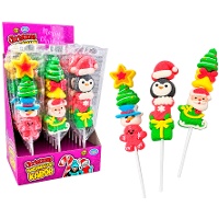Vrolijke kerstspiesjes van 48 g - 24 stuks