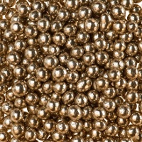 4 mm oude goudkleurige parelsprinkles - Dekora - 500 gr