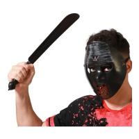 Moordenaar masker en machete - 2 delen