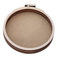 Houten Shaker met een cirkelvormig frame van 11 x 12 cm - Artis decor