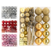 Kerstballen en ornamenten - 50 stuks
