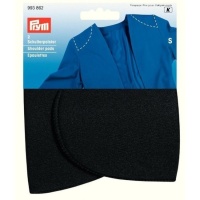 Schouderpads zonder bevestiging ingezette mouw maat S zwart - Prym - 2 stuks