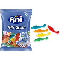Meerkleurige haaien - Fini Jelly Sharks - 90 gr