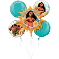 Vaiana-ballonnenboeket - 5 stuks