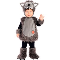 Babywolf kostuum met capuchon