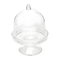 Doosje in de vorm van een mini taartstandaard van 7,5 cm - 3 stuks