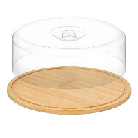 Ronde bamboe kaasstolp 28 x 9,2 cm