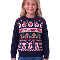 Kindersneeuwpop Kersttrui