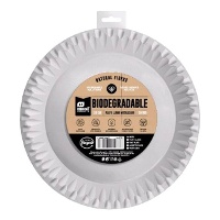 Metalen kartonnen bordjes van 23 cm - 10 stuks