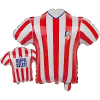 Foliebal Atlético de Madrid in shirtvorm - 60 x 57 cm