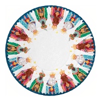 Schaal van 30 cm van Drie Koningen - 2 stuks