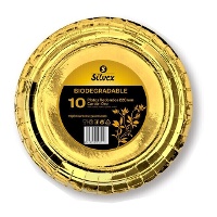 Metalen kartonnen borden van 22 cm - 10 stuks