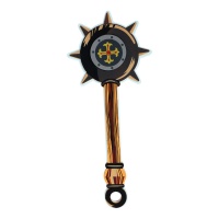 Middeleeuwse rubberen schuimmace - 47 cm