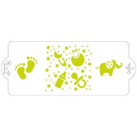 Stencil Baby 10 x 25 cm - Decora