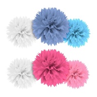 Pompons - 3 stuks