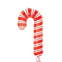 XL kerstsnoep stok ballon - 50 x 93 cm