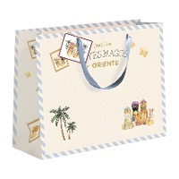 Cadeautas 35 x 28 x 15 cm met Driekoningen - 1 stuk