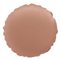 Matkleurige cirkelballon van 45 cm - 1 stuk