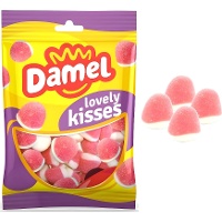 Aardbeien-kusjes zonder gluten - Damel - 135 gr