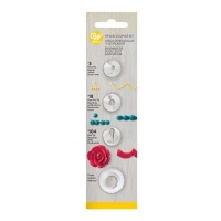 Set van spuitmondjes 3, 18, 104 en een adapter - 4 stuks