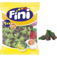 Mini groene cola-fles - Fini - 1 kg