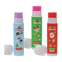 Kinderlippenbalsems met frambozen-, kersen- en aardbeiensmaak - 3 stuks