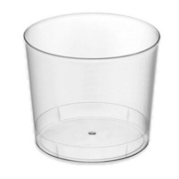 330 ml doorzichtige plastic pintglazen - 10 stuks