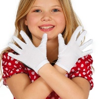 Korte kinderhandschoenen van 17 cm