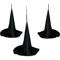 Heksenhoeden om op te hangen - 3 stuks