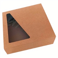 Doos voor Driekoningen cake van 32 x 32 x 8 cm kraft