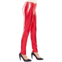 Gekleurde metallic leggings - 1 stuk