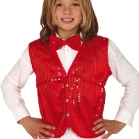 Kinder paillettenvest