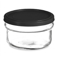 Rond glazen bakje van 0,42 L - 1 stuk