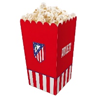 Set van 3 rode Atlético de Madrid-doosjes met clublogo