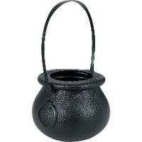 Zwarte heksenketel van 11 cm