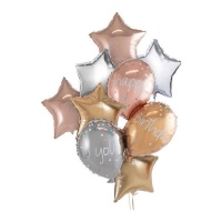 Boeket van Happy Birthday to you - 7 eenheden