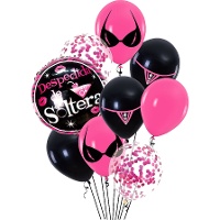 Vrijgezellenuitzet Boeket Fuchsia - 9 stuks