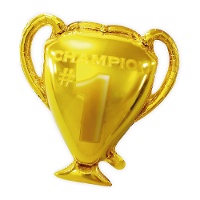 Gouden kampioensbeker ballon 65 cm