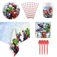 Pakket voor Avengers-feestje - 8 personen