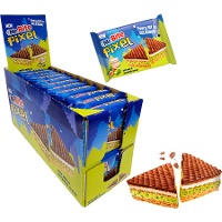 Mr Bitel Pixel van chocolade met pistachecrème van 30 gr - 24 stuks