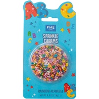 Regenboog alfabet sprinkles 25 gr - PME