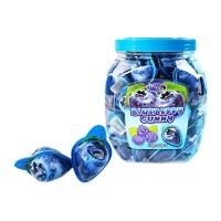 Gevulde gummybosbessen met 18 gr gelatine - 50 stuks