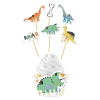 Set Dinosaur Wrappers - 6 stuks
