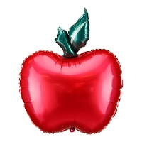 Appelvormige ballon van 45 x 57 cm