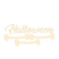 Halloween Chipboard en Botten - Artis Decor - 4 stuks