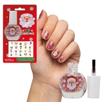 Kindernagellak met Lil Xmas-stickers